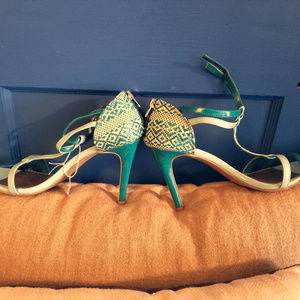 Christian Siriano strappy heels